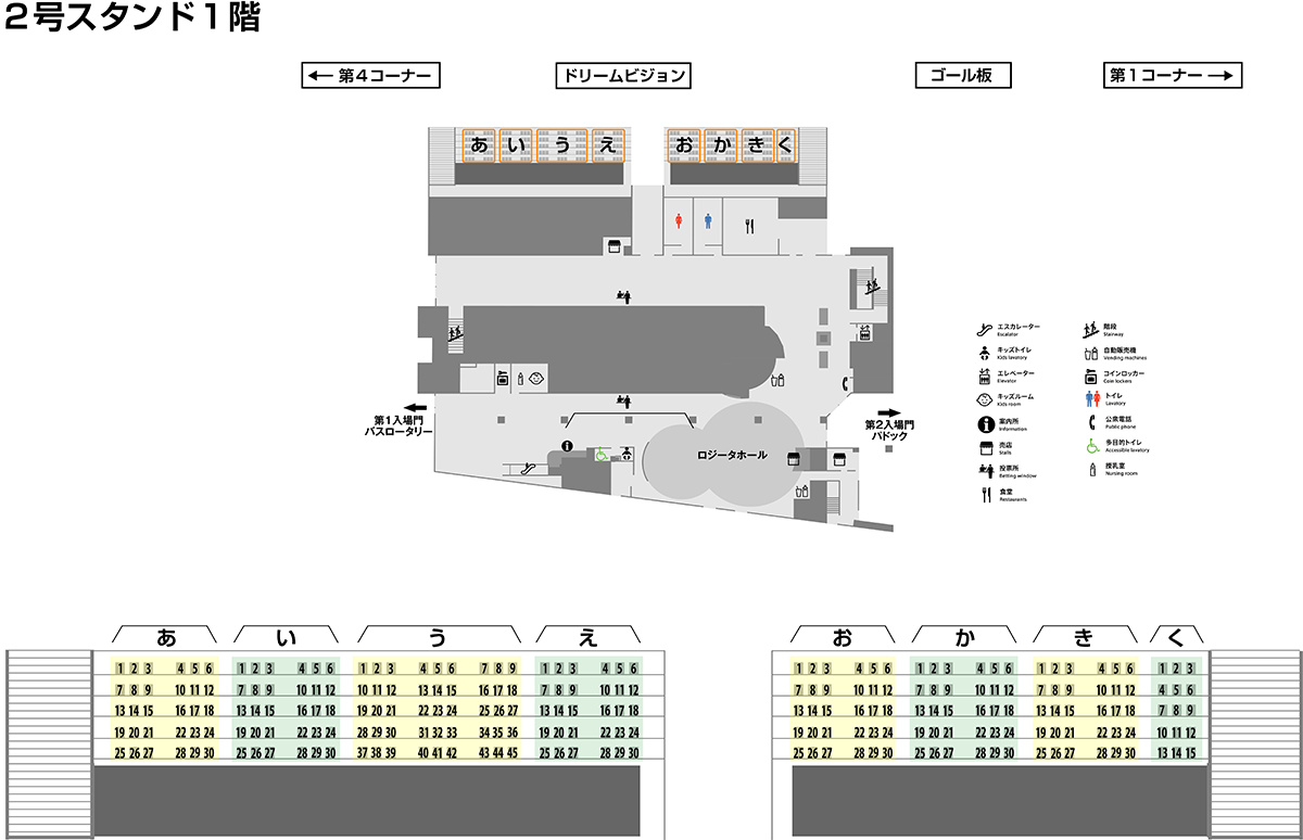 1F 2号スタンド